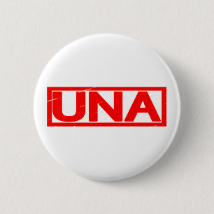 Una Stamp 6 Cm Round Badge