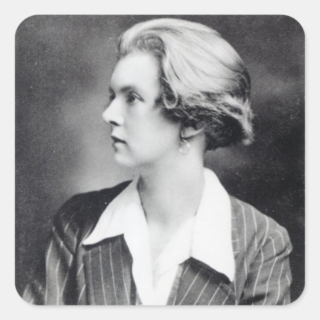 Una Vincenzo, Lady Troubridge, c.1915 Square Sticker (Front)