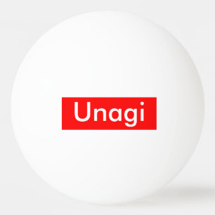Unagi Label Ping Pong Ball