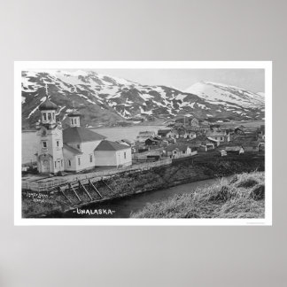 Unalaska, Alaska Church 1914 Poster