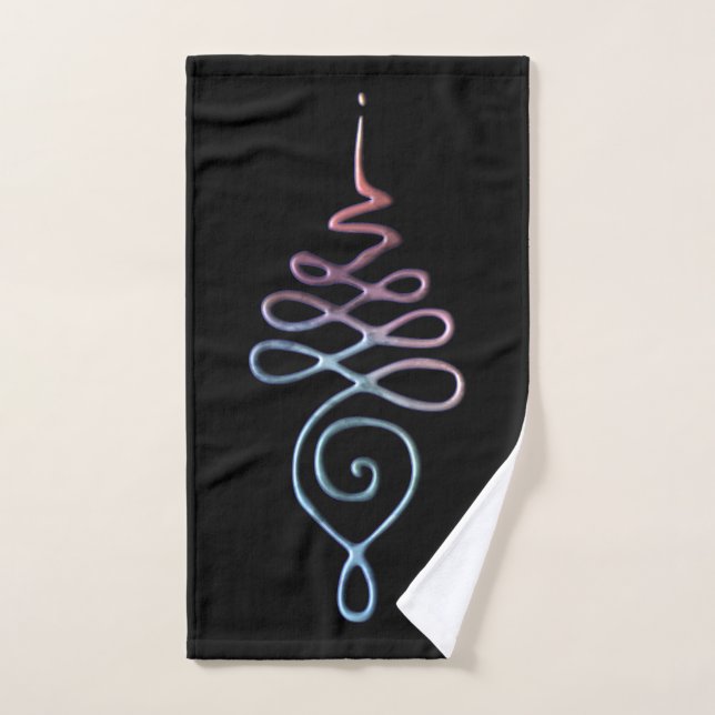 Unalome 1  hand towel (Hand Towel)