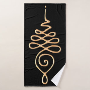 Unalome 4 bath towel