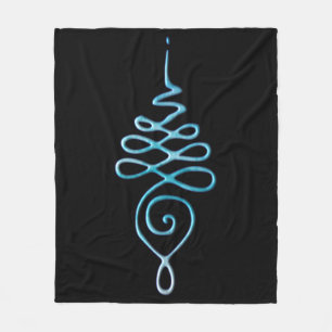 Unalome 6 fleece blanket