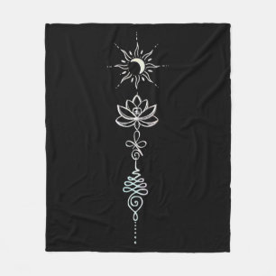 Unalome Group 2 Fleece Blanket