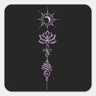 Unalome Group 5 Square Sticker