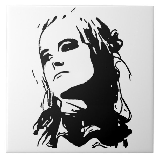 Unamused Ceramic Tile (Front)