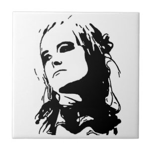 Unamused Ceramic Tile