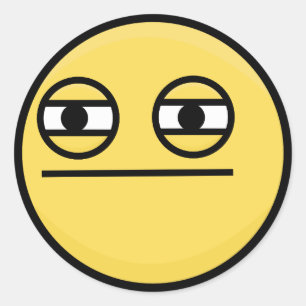 unamused squint sticker