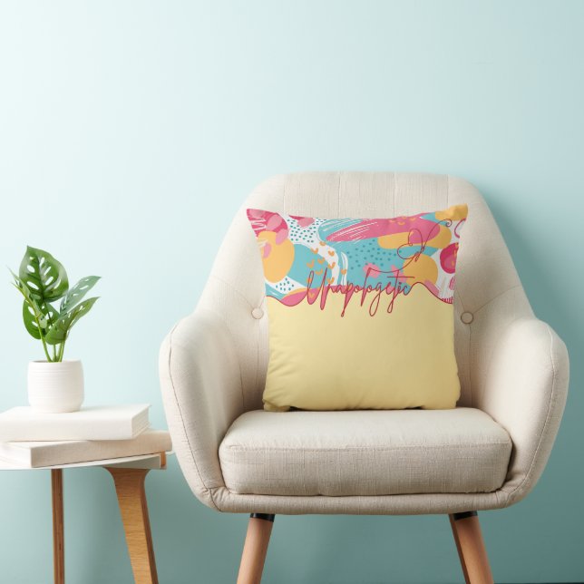 Unapologetic Bold Feminine Statement Cushion (Chair)