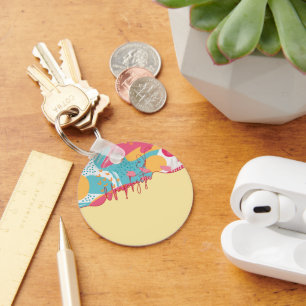 Unapologetic Bold Feminine Statement Key Ring