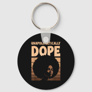 Unapologetically Afro Silhouette Queen Key Ring