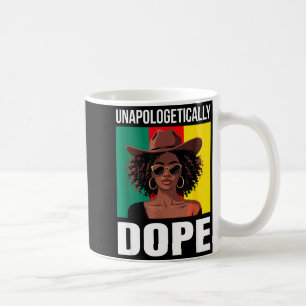 Unapologetically Afro Woman Empowerment Pride Coffee Mug