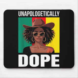 Unapologetically Afro Woman Empowerment Pride Mouse Pad