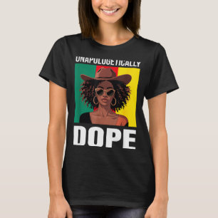 Unapologetically Afro Woman Empowerment Pride T-Shirt