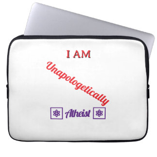 Unapologetically Atheist T-Shirt Laptop Sleeve