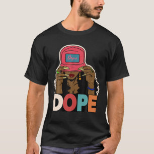 Unapologetically Black Afro Black History T-Shirt