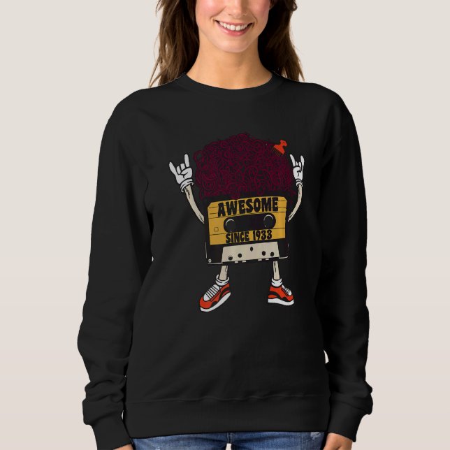 Unapologetically black awesome since 1933 african  sweatshirt (Front)
