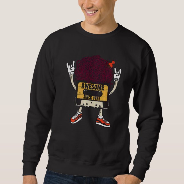 Unapologetically black awesome since 1951 african  sweatshirt (Front)