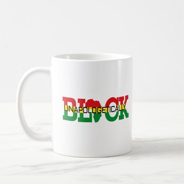 Unapologetically Black Coffee Mug (Left)