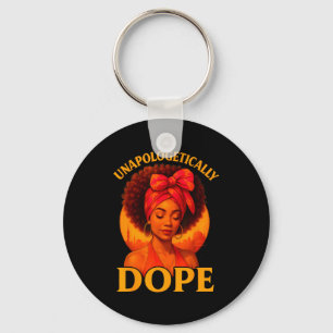 Unapologetically Black History Afro Melanin Girl W Key Ring