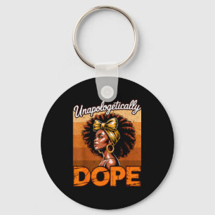 Unapologetically Black History Junenth Women Girls Key Ring