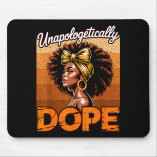 Unapologetically Black History Junenth Women Girls Mouse Pad