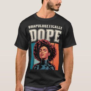 Unapologetically Black Queen Retro T-Shirt