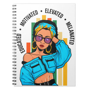 Unapologetically Dope Black Queen African Woman Me Notebook