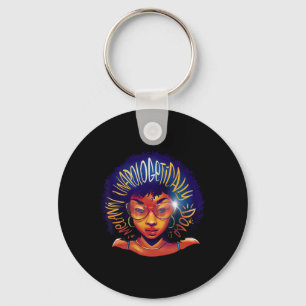 Unapologetically Drug Black History Month Strong M Key Ring