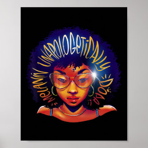 Unapologetically Drug Black History Month Strong M Poster