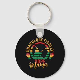 Unapologetically Drug Black Month History African Key Ring