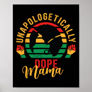 Unapologetically Drug Black Month History African Poster