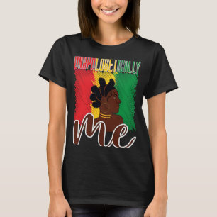 Unapologetically Me Red Yellow Green Flag Bantu Kn T-Shirt