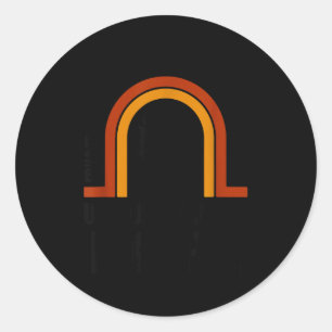 Unapologetically Melanated Black Pride Classic Round Sticker