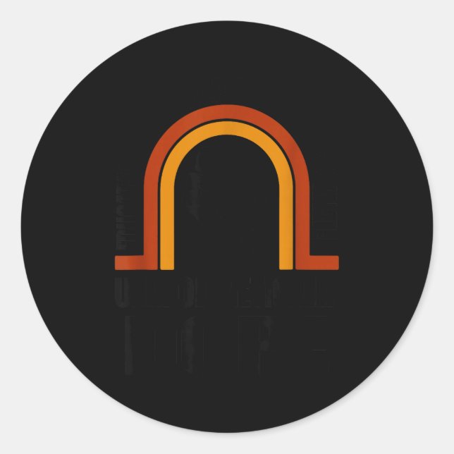 Unapologetically Melanated Black Pride  Classic Round Sticker (Front)