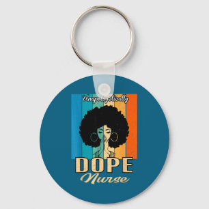 Unapologetically nurse vintage - juneteenth nurse key ring
