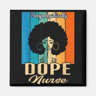 Unapologetically nurse vintage - juneteenth nurse  magnet
