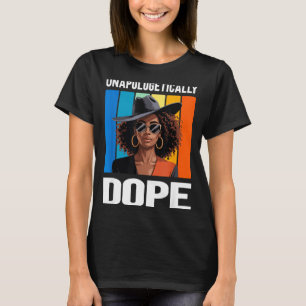 Unapologetically Retro Black Woman T-Shirt
