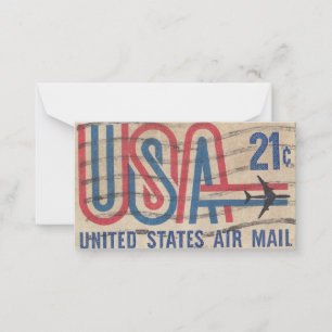 Unated States postage stamp Card