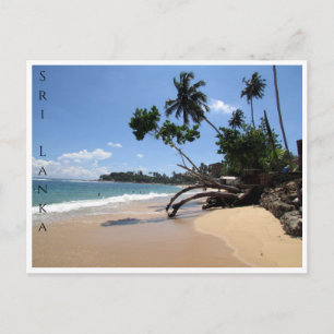 unawatuna beach galle postcard