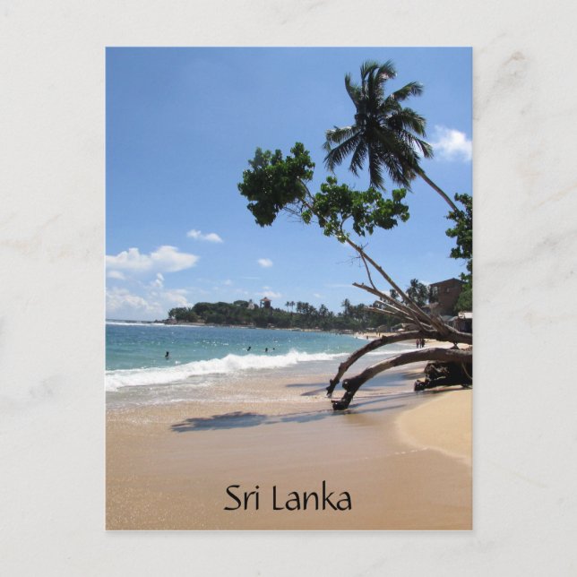 unawatuna beach sri lanka postcard (Front)