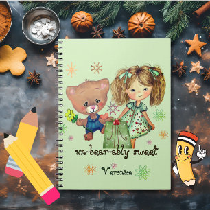 Unbearably Sweet Teddy Bear Notebook