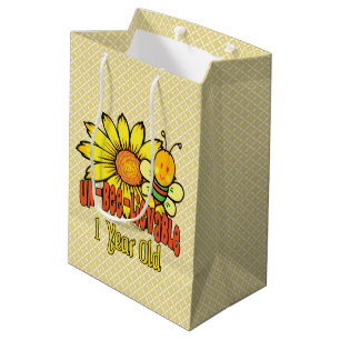 Unbelievable 1 Year Old - 1st Birthday Medium Gift Bag