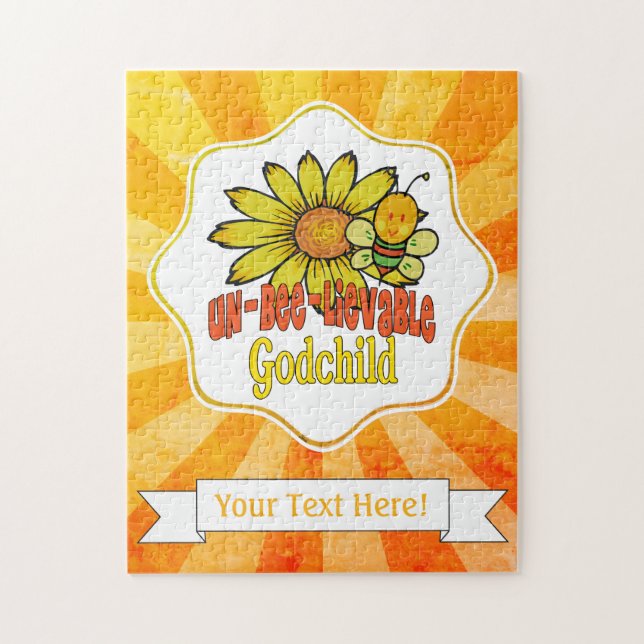 Unbelievable Godchild Sunflowers and Bees Jigsaw Puzzle (Vertical)