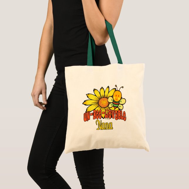 Unbelievable Nana Sunflowers Tote Bag (Front (Product))