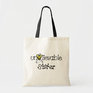 Unbelievable Sister totebag Tote Bag