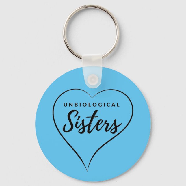 Unbiological Sisters Best Friend Girls Soronity Key Ring (Front)