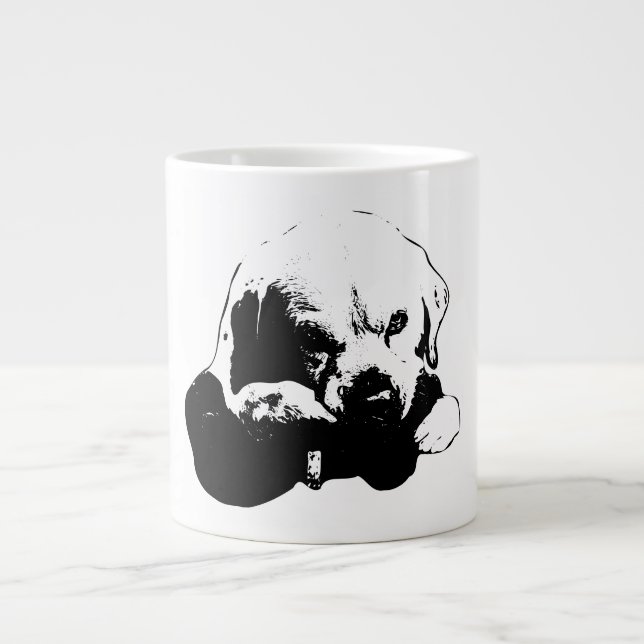 Unblinking Claim Large Coffee Mug (Front)