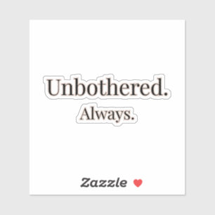unbothered Black Girl Energy Sticker