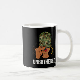 Unbothered Black Woman Locs Camo Melanin Black His Coffee Mug